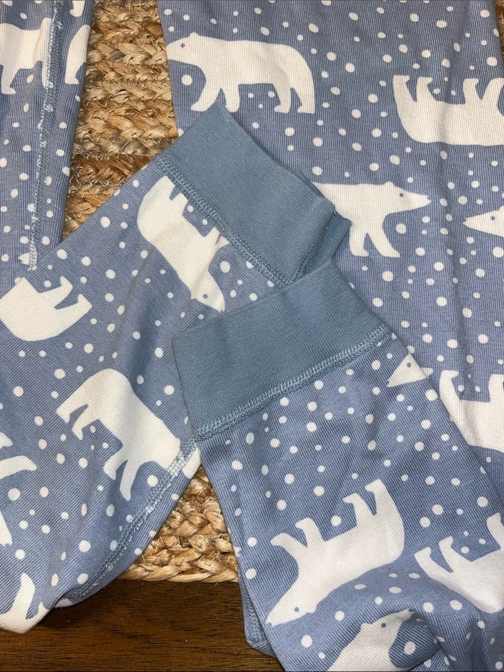 Hanna Andersson 2 pc Pajama Set 14-16 polar bears